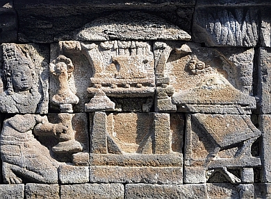 House Relief of Candi Borobudur