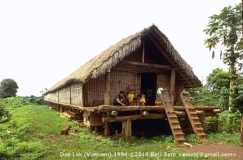 Ede longhouse, Vietnam