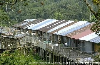 Iban longhouse