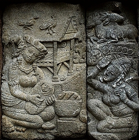 House Relief of Candi Prambanan